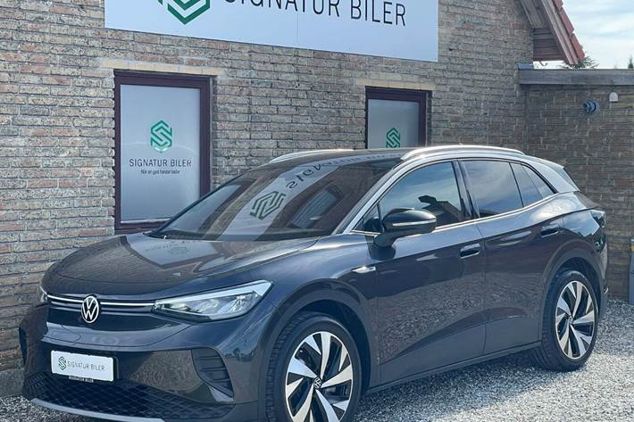Sort VW ID.4 fra 2021 set udefra