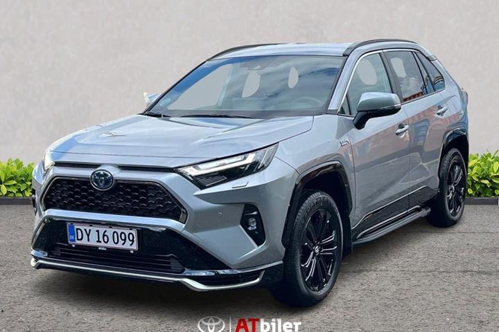 Sølv Toyota RAV4 Plug-in fra 2023