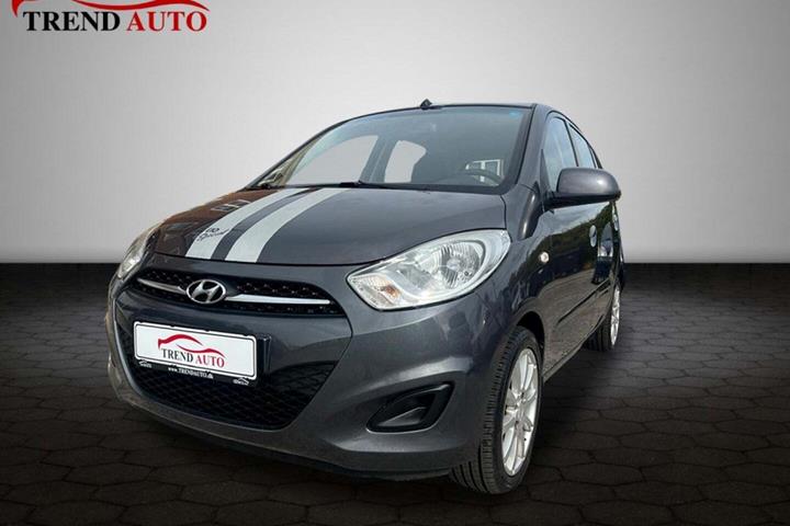 Grå Hyundai i10 fra 2013