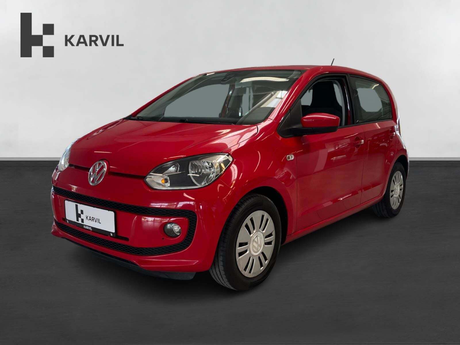 Rød VW UP! fra 2014
