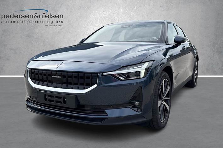 Sort Polestar 2 fra 2021 set udefra
