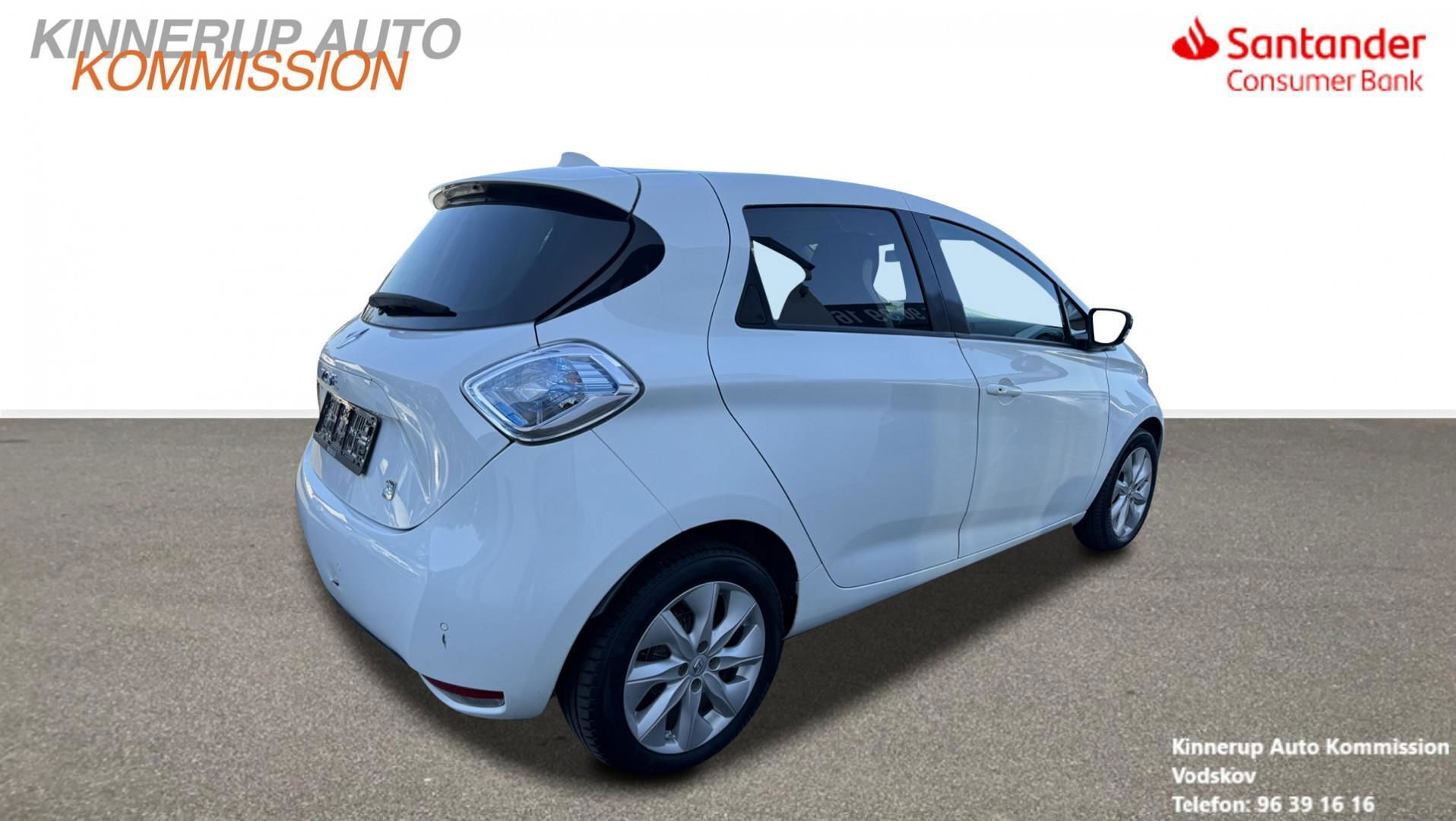 Hvid Renault Zoe fra 2016