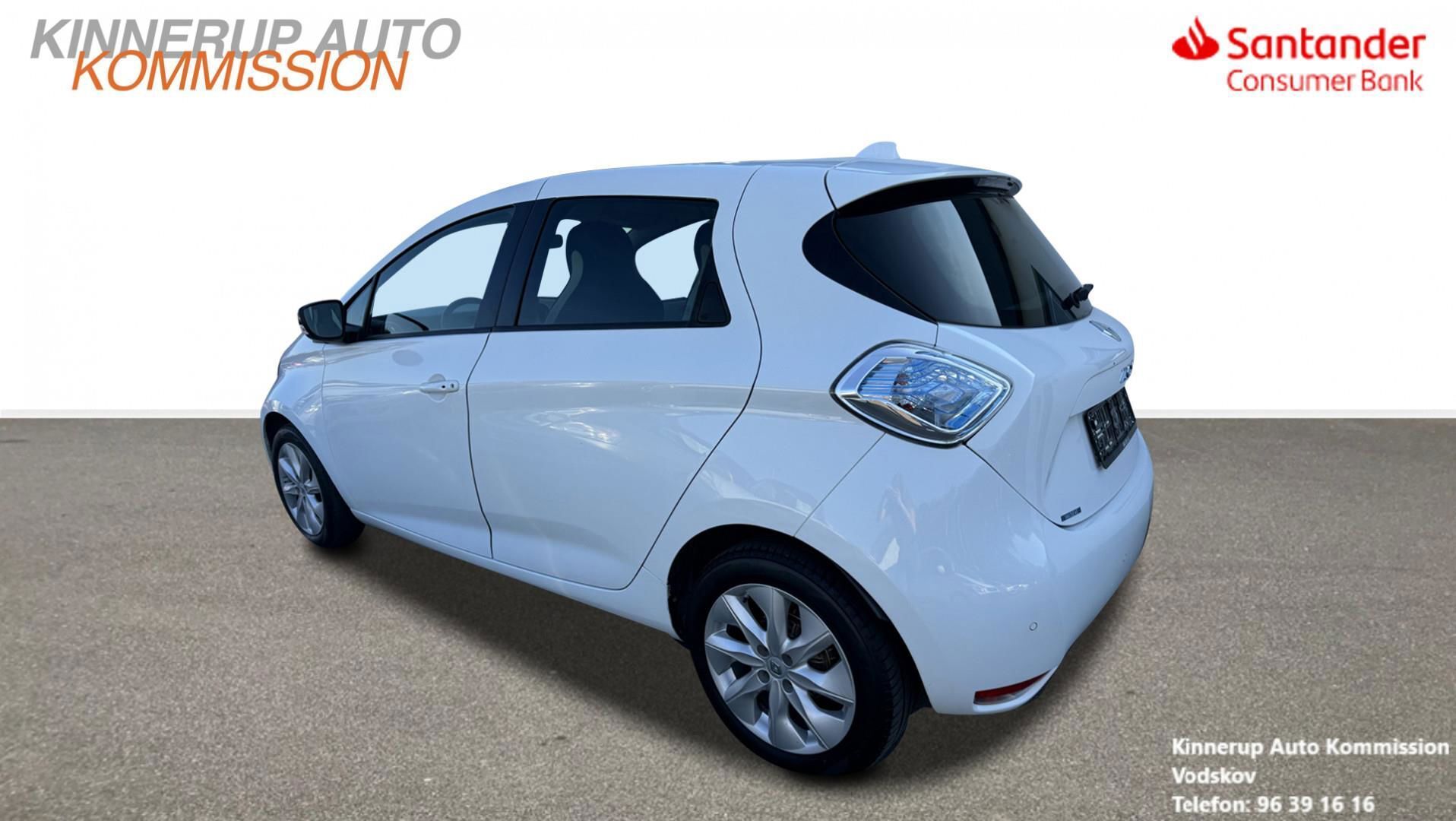 Hvid Renault Zoe fra 2016