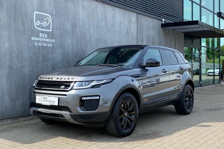 Sort Land Rover Range Rover evoque fra 2019 set udefra