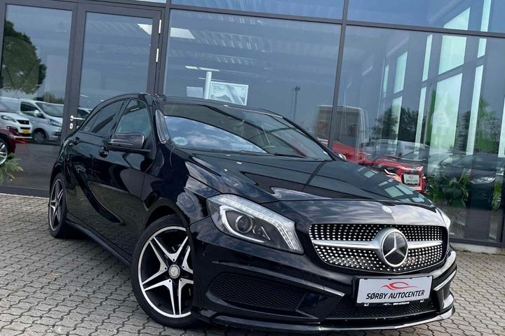 Sort Mercedes A200 fra 2014