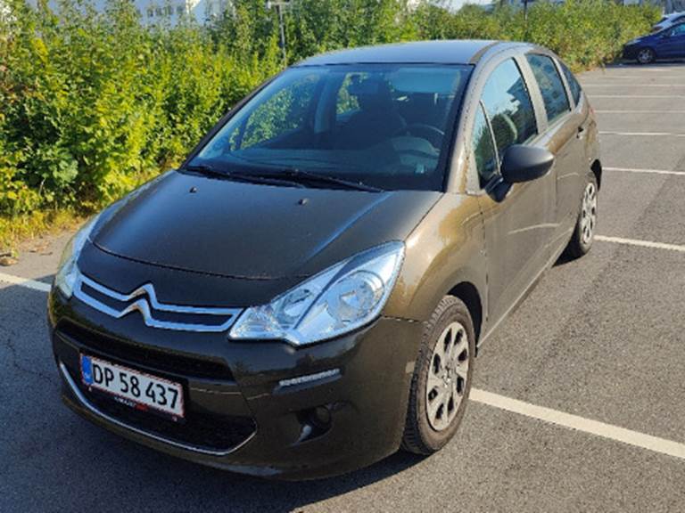 Citroën C3 1,0 4-dørs m. bagklap 5 man