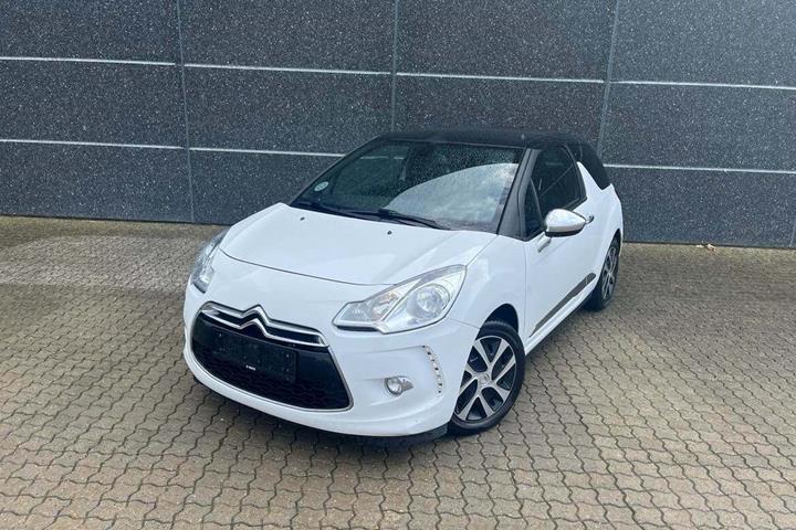 Hvid Citroën DS3 fra 2011 set udefra