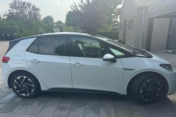 Hvid VW ID.3 fra 2020