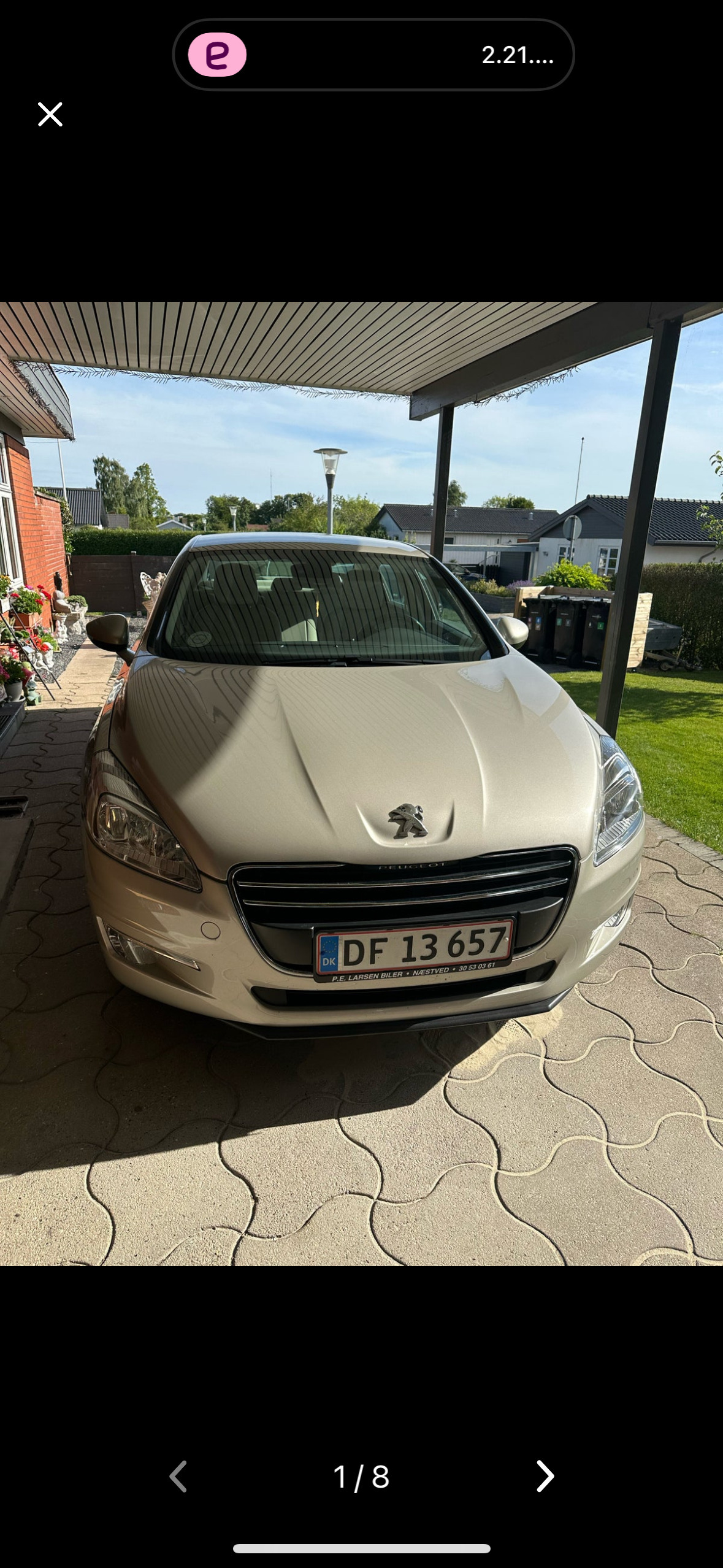 Peugeot 508 1,6 156 HK 4-D