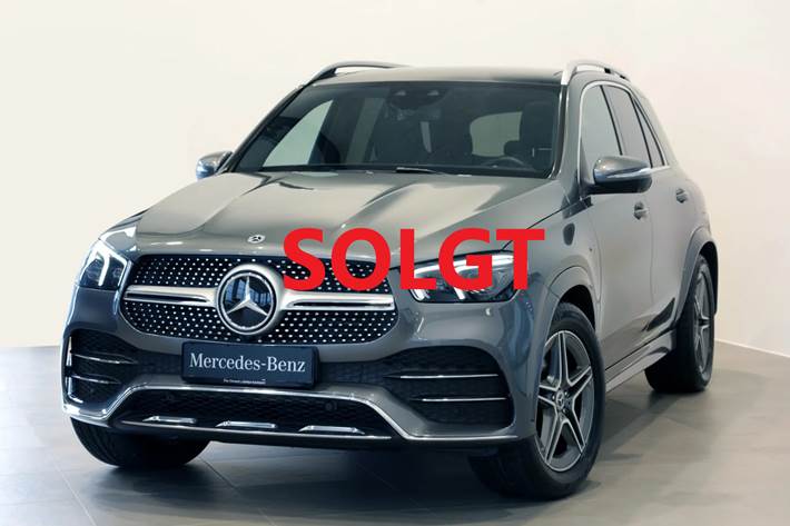 Grå Mercedes GLE350 de fra 2021