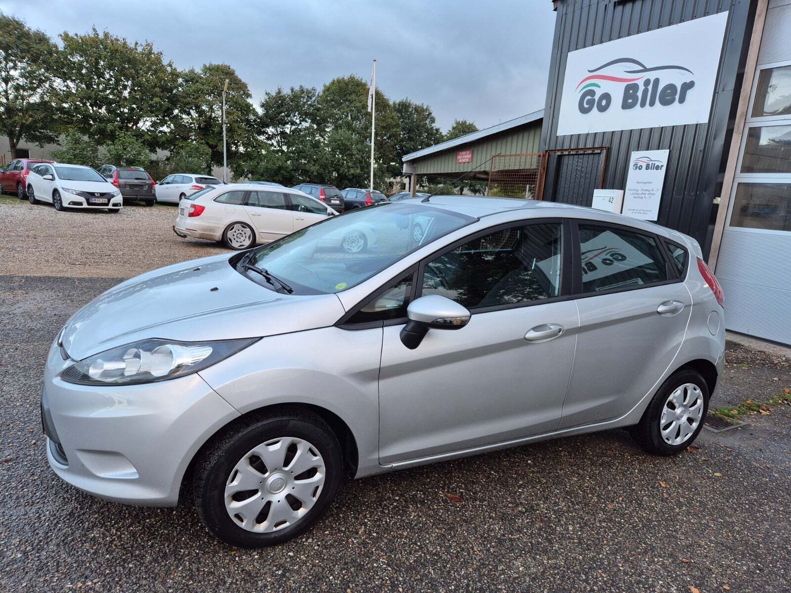 Grøn Ford Fiesta fra 2010