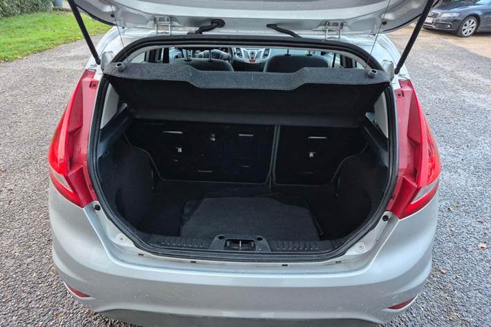 Grøn Ford Fiesta fra 2010