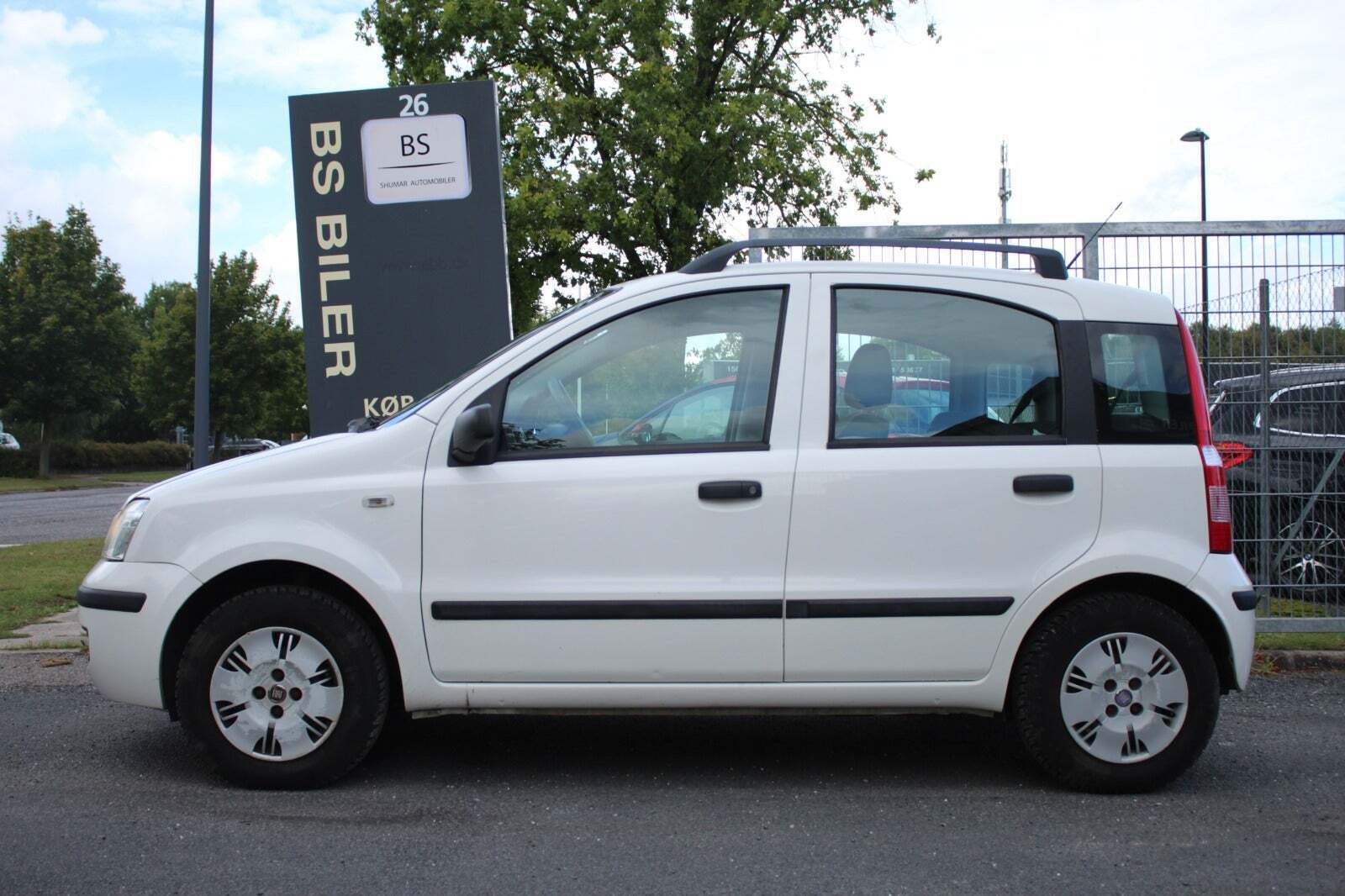 Hvid Fiat Panda fra 2010