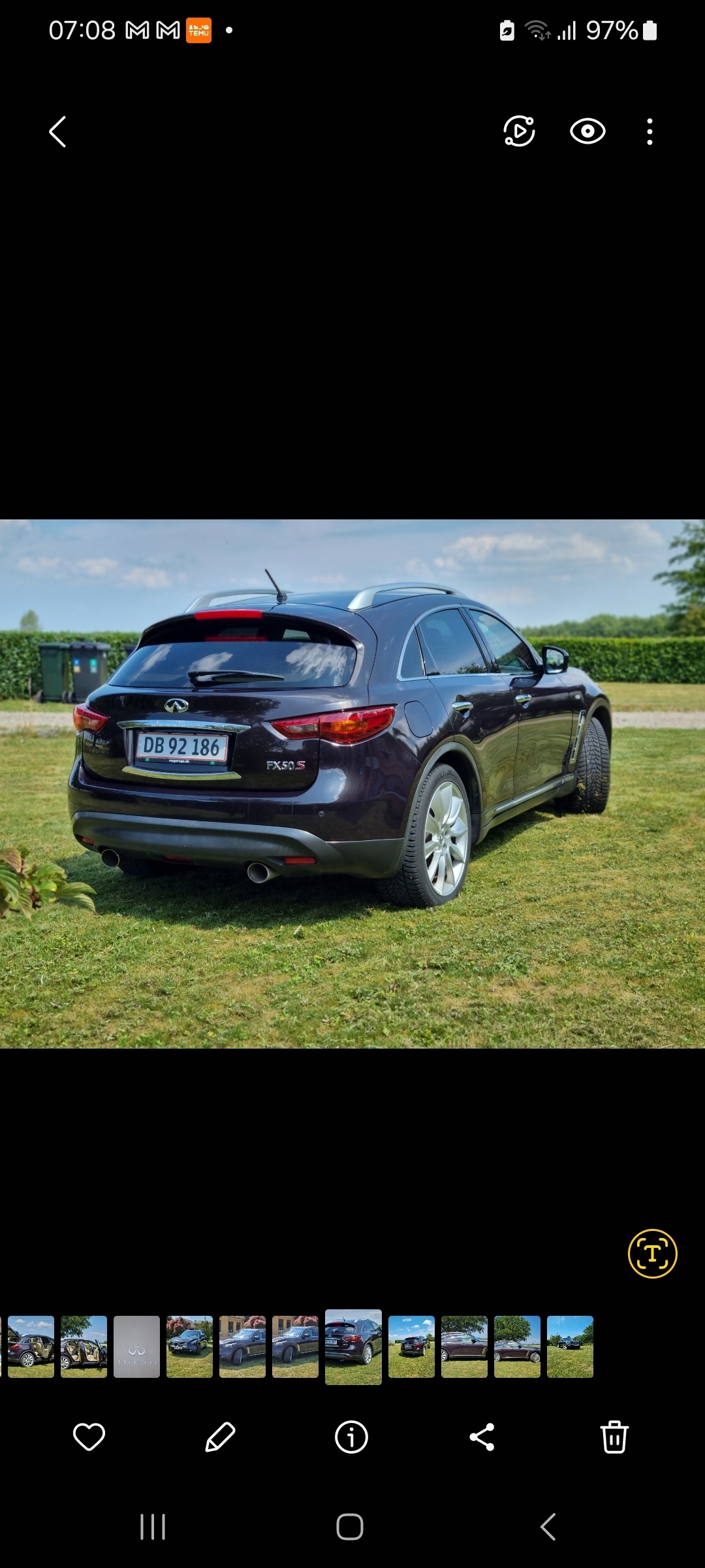 undefined Infiniti FX50 fra 2012