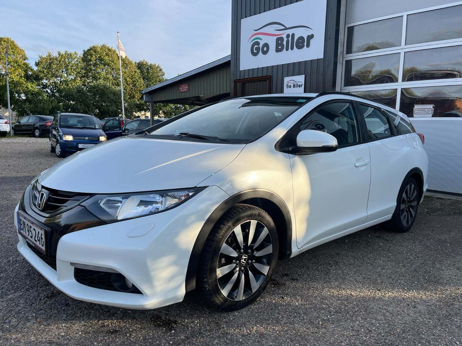 Grøn Honda Civic fra 2014