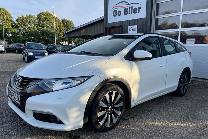 Grøn Honda Civic fra 2014