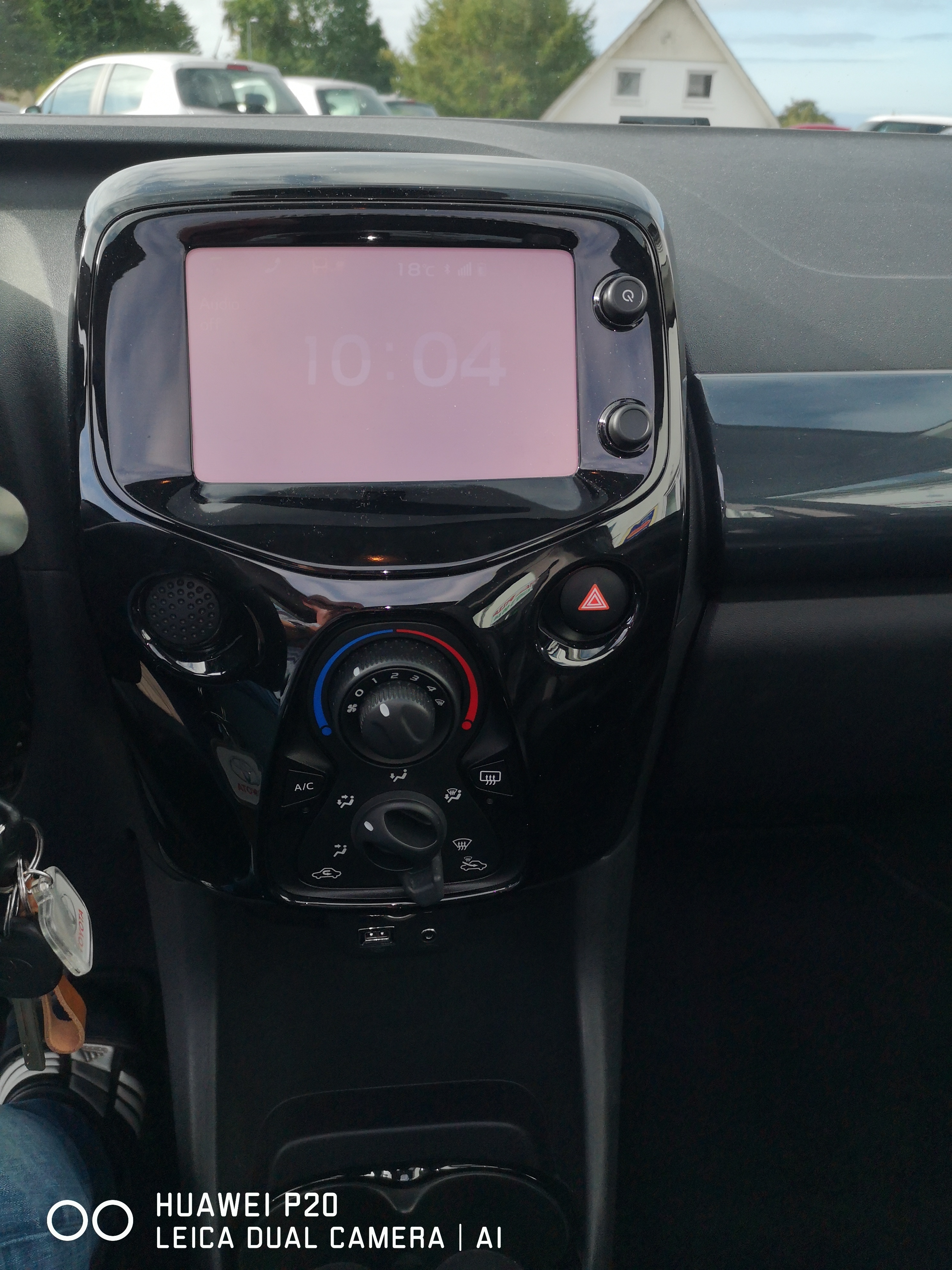 Grå Toyota Aygo fra 2015