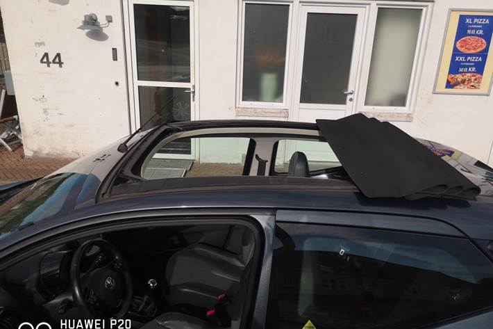 Grå Toyota Aygo fra 2015