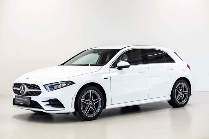 Hvid Mercedes A250 e fra 2021