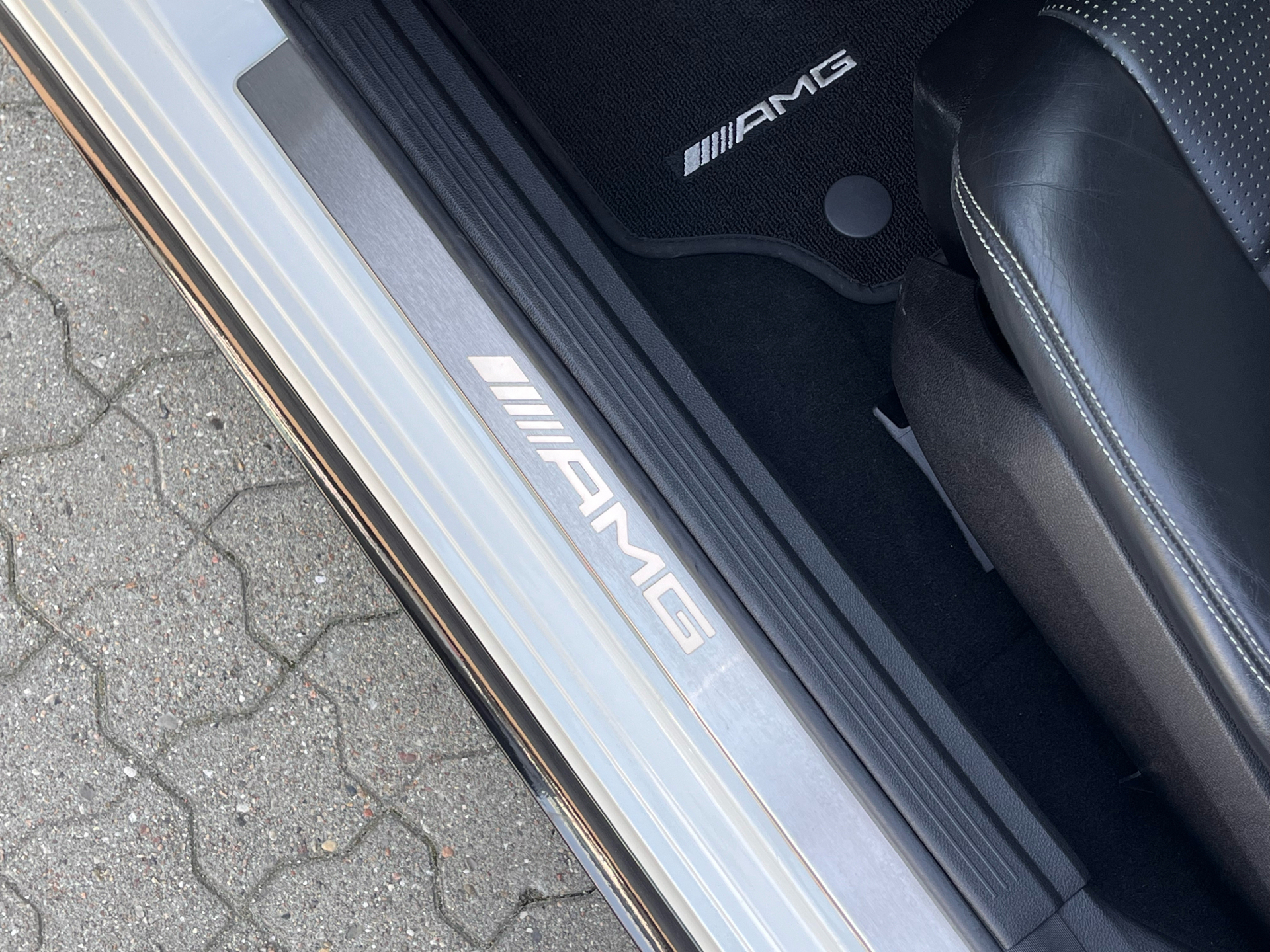 Hvid Mercedes E63 AMG S fra 2014