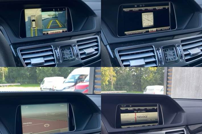 Hvid Mercedes E63 AMG S fra 2014