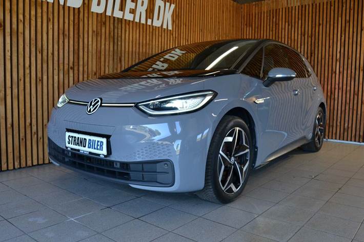 Grå VW ID.3 fra 2021