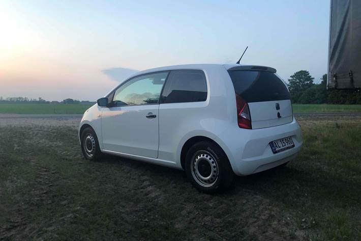 Hvid Seat Mii fra 2014