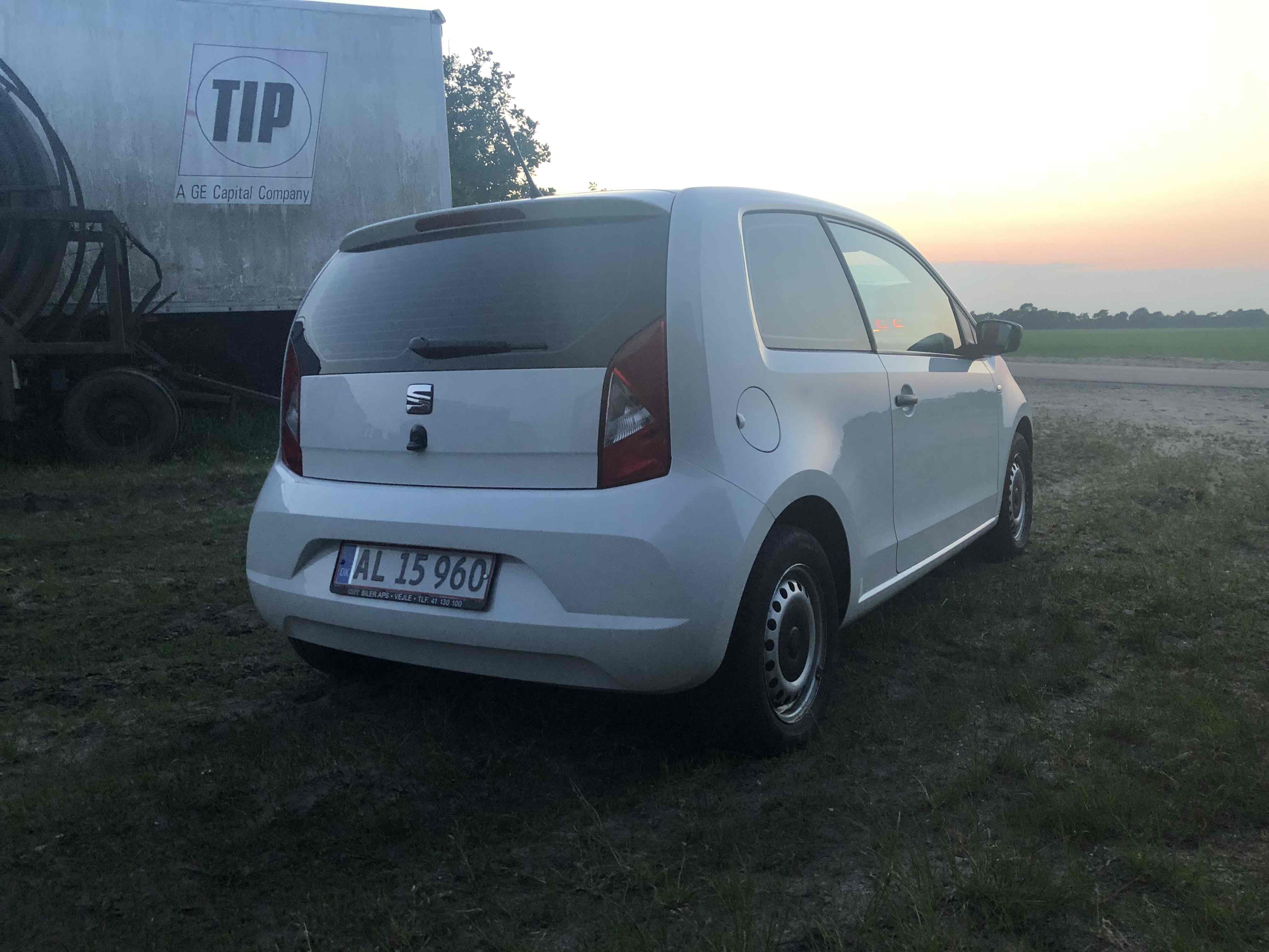 Hvid Seat Mii fra 2014