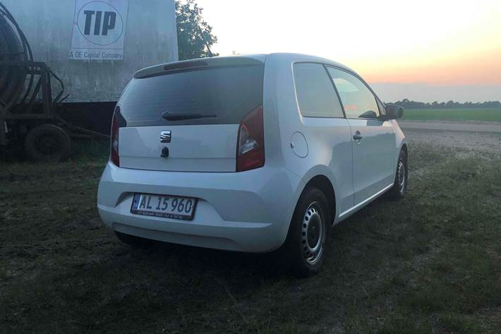 Hvid Seat Mii fra 2014