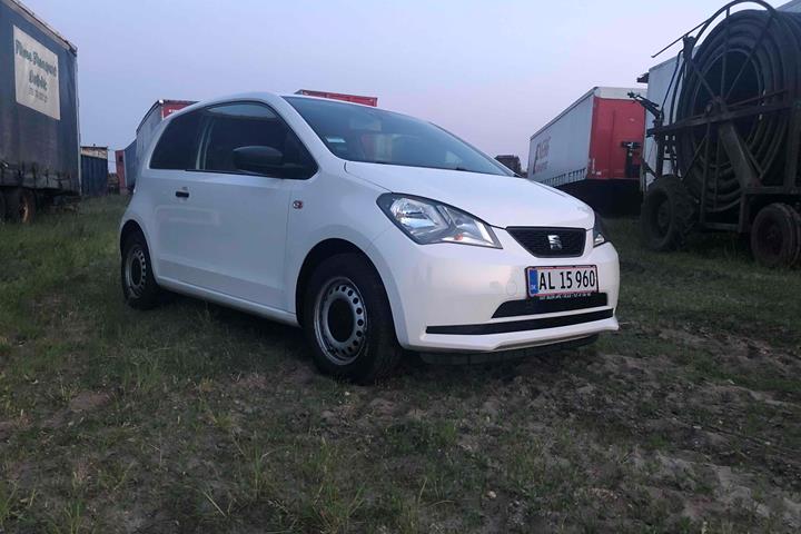 Hvid Seat Mii fra 2014
