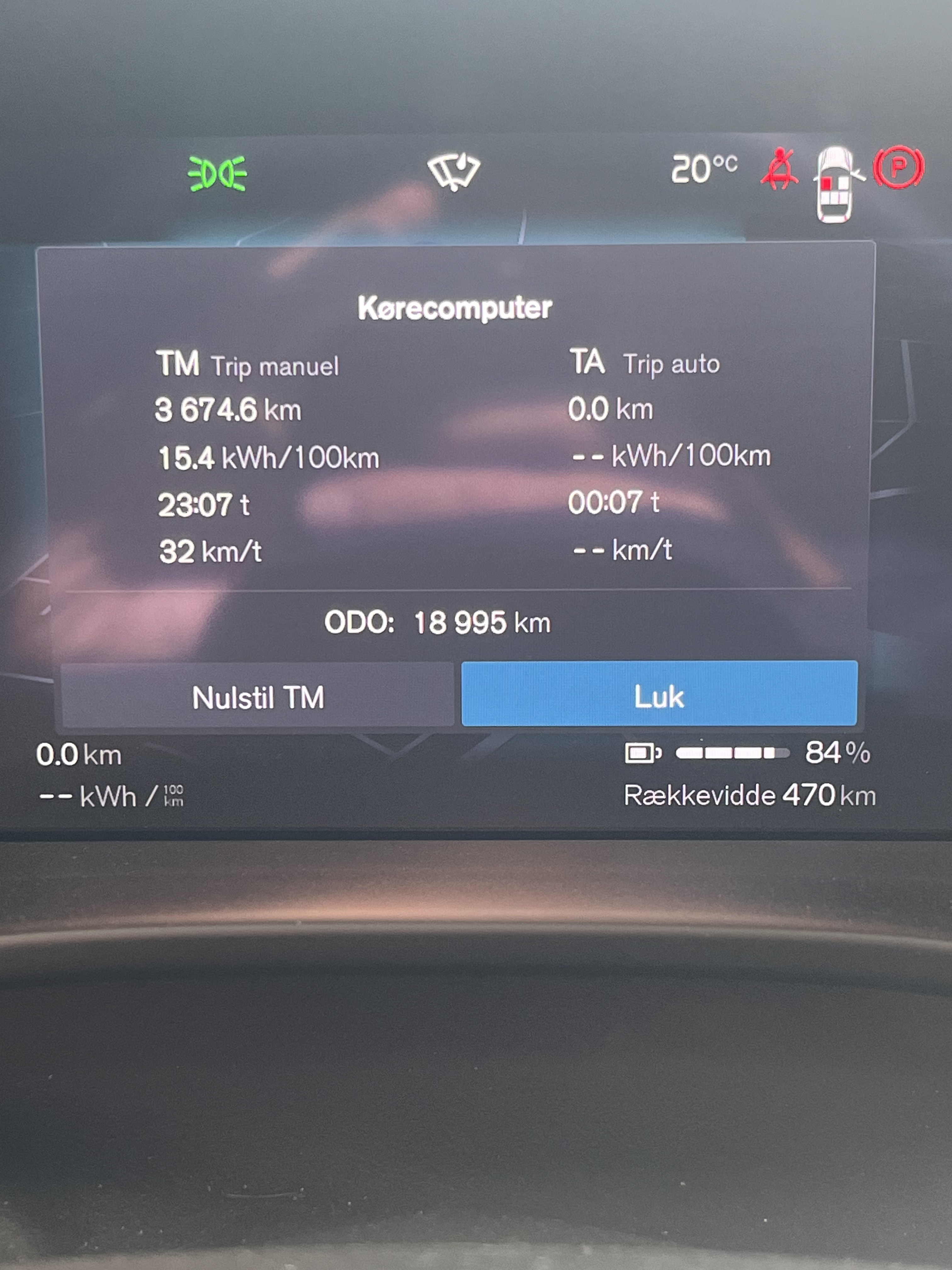 Grøn Volvo C40 fra 2023