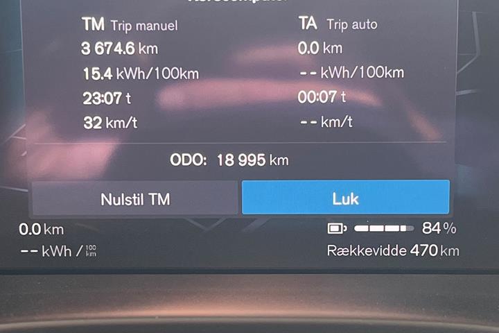 Grøn Volvo C40 fra 2023