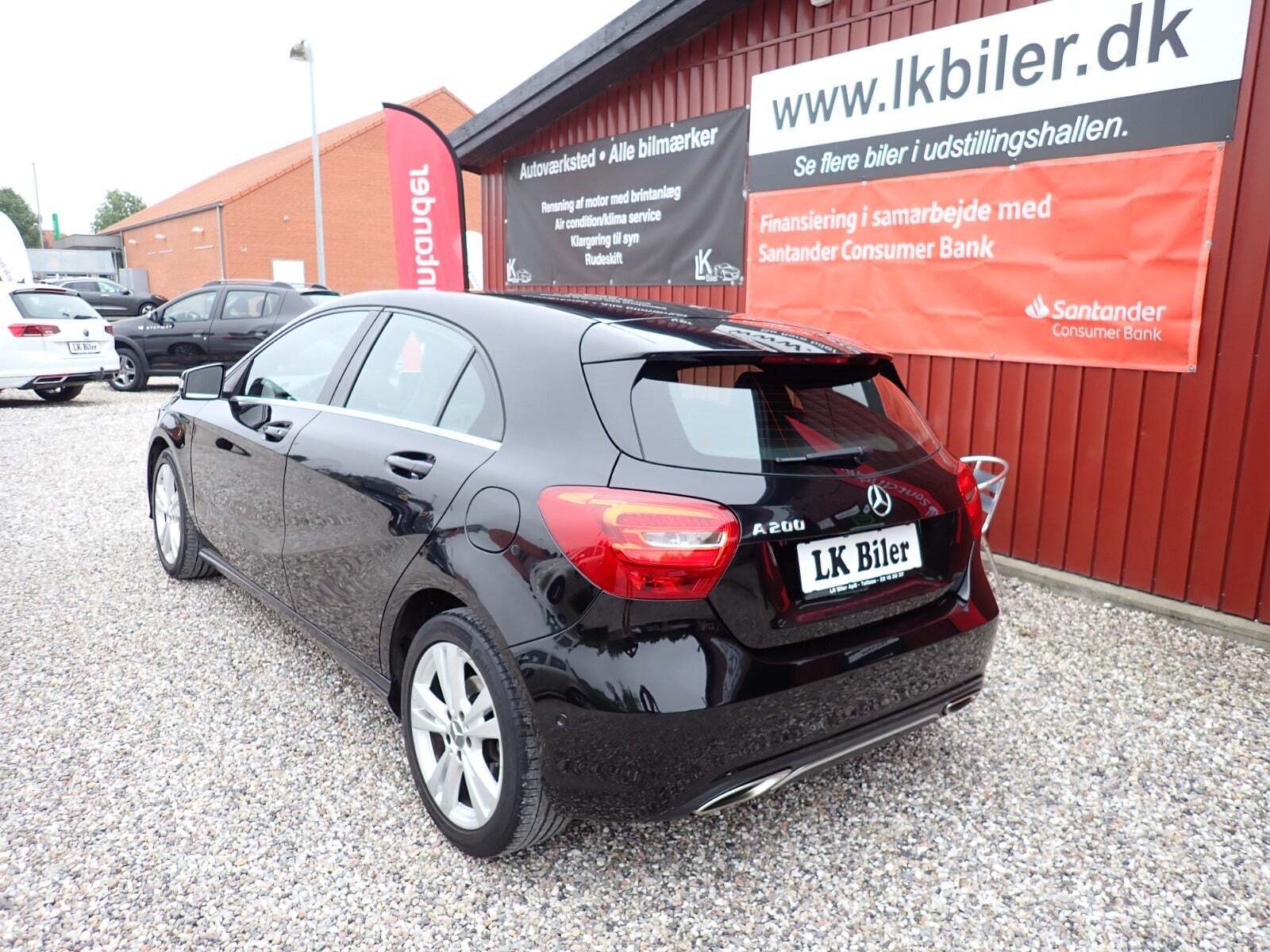 Sort Mercedes A200 fra 2016