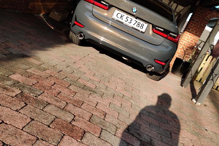 Grå BMW 3-Serie fra 2020