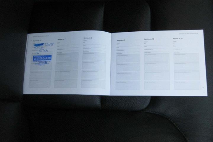 Blå Volvo S90 fra 2018