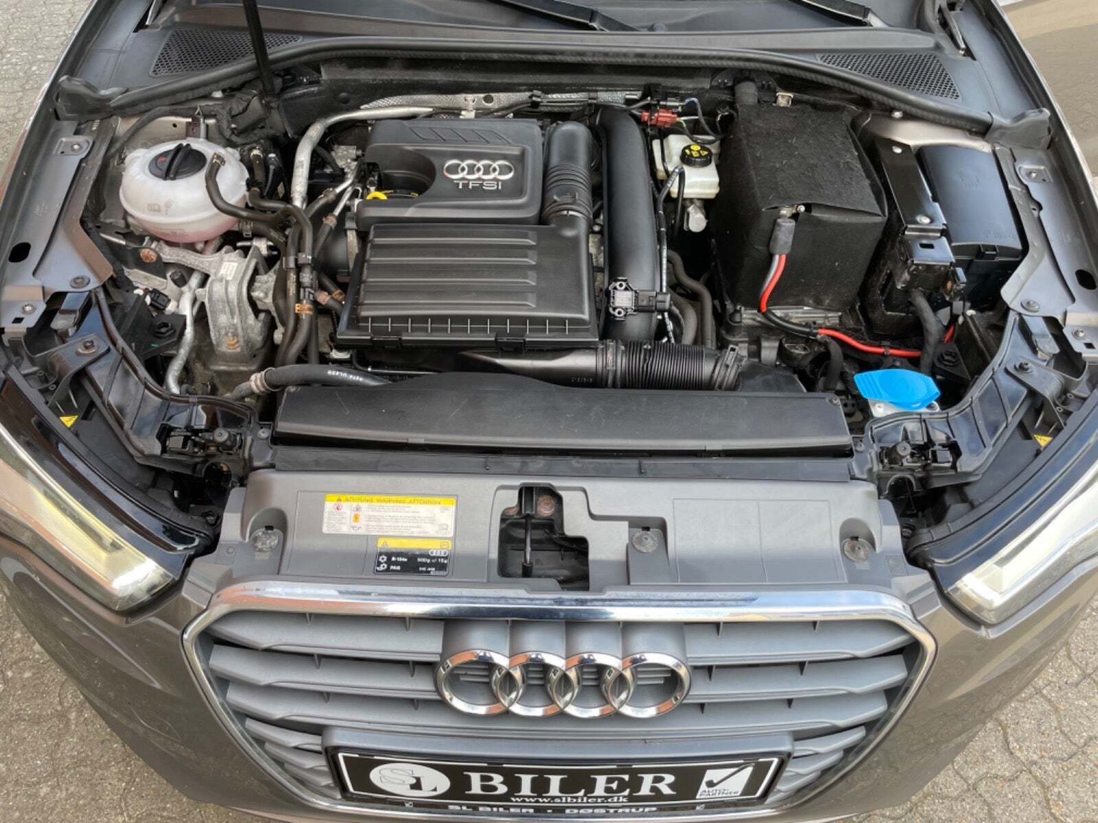 Grå Audi A3 fra 2015