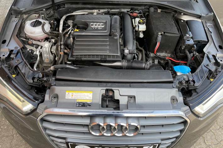 Grå Audi A3 fra 2015