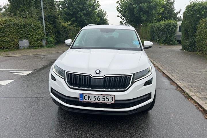 Hvid Skoda Kodiaq fra 2019