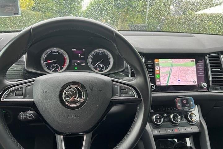 Hvid Skoda Kodiaq fra 2019