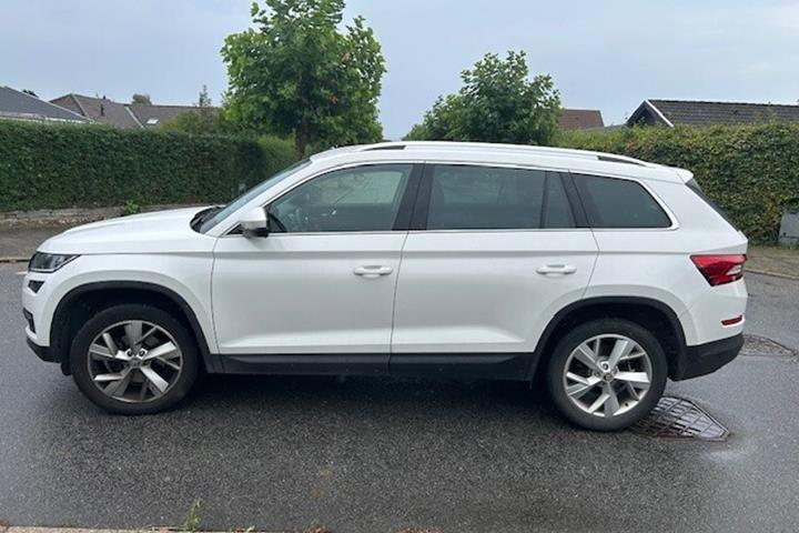 Hvid Skoda Kodiaq fra 2019