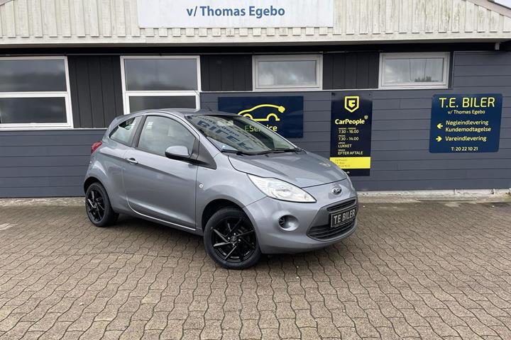 Grå Ford Ka fra 2016 set udefra