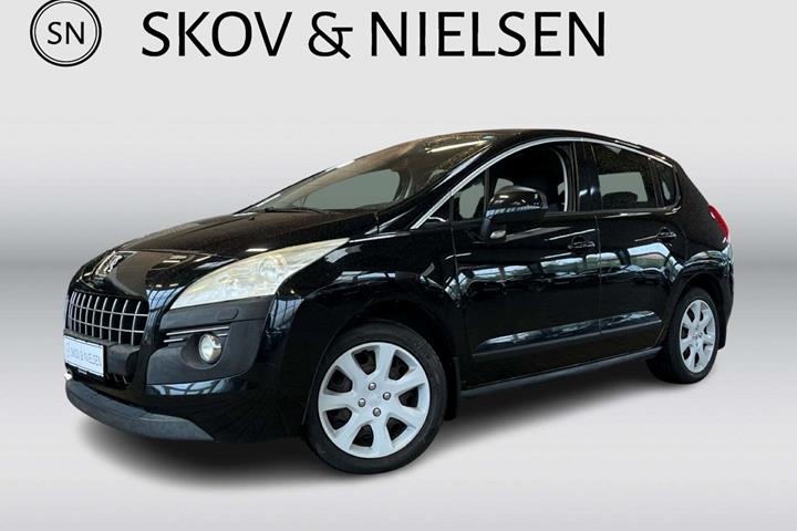 Sort Peugeot 3008 fra 2010 set udefra