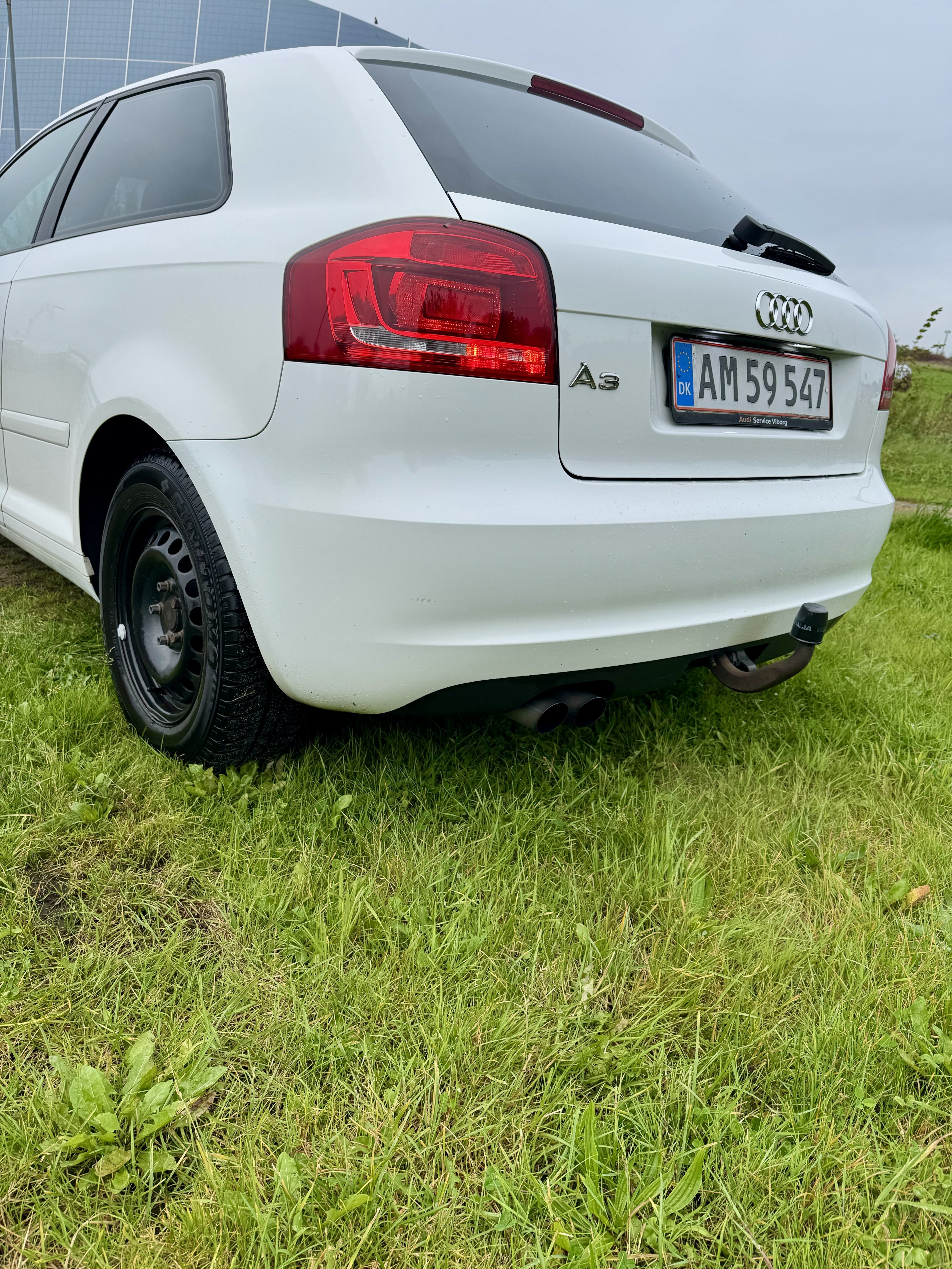 Hvid Audi A3 fra 2009