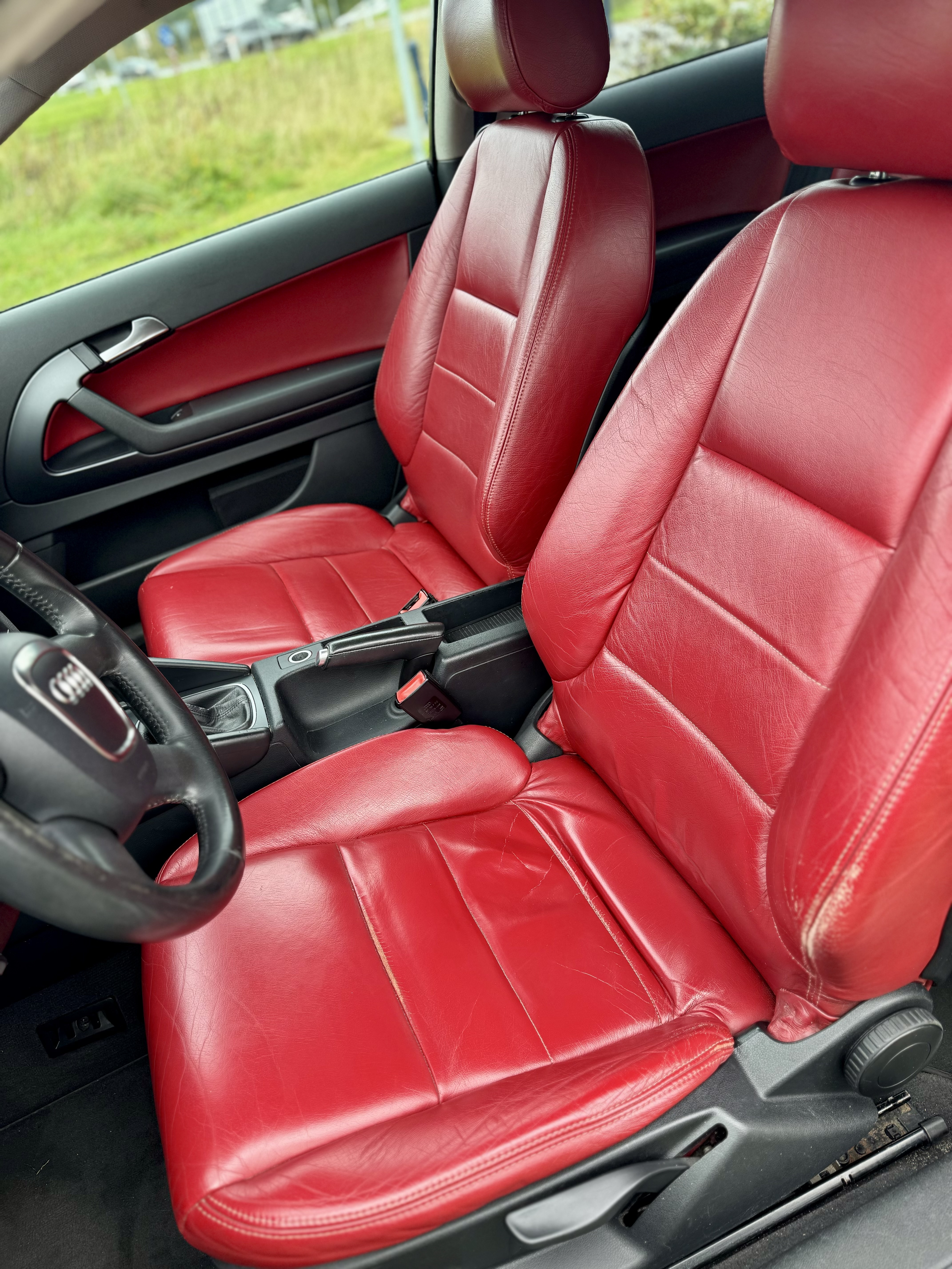 Hvid Audi A3 fra 2009
