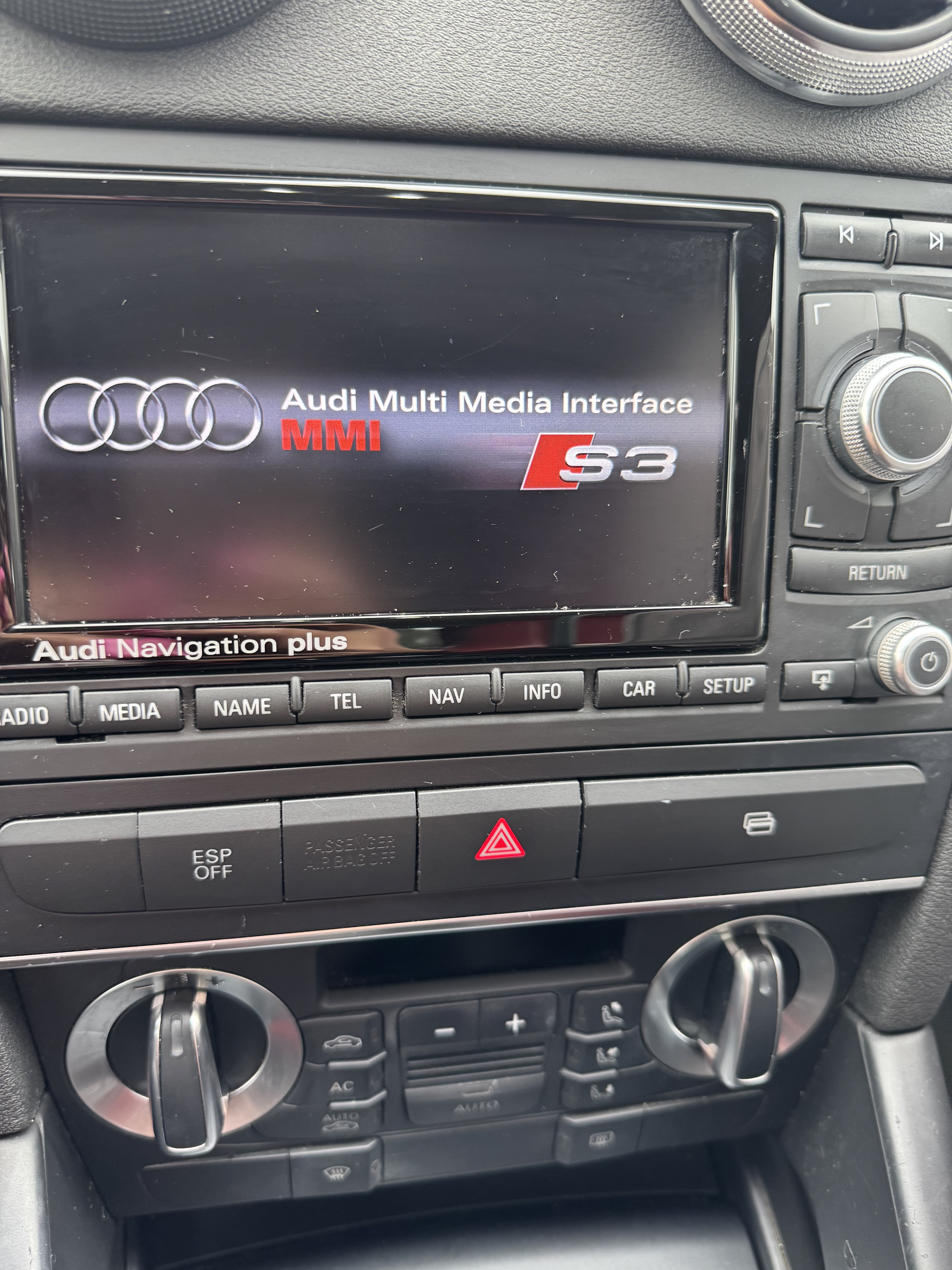Hvid Audi A3 fra 2009