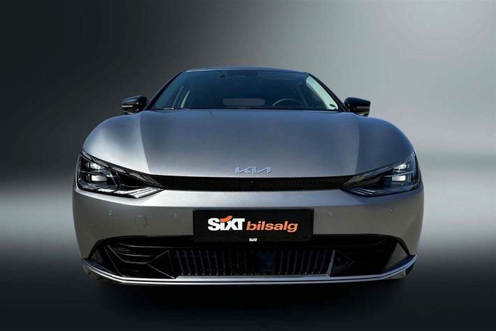 Grå Kia EV6 fra 2024