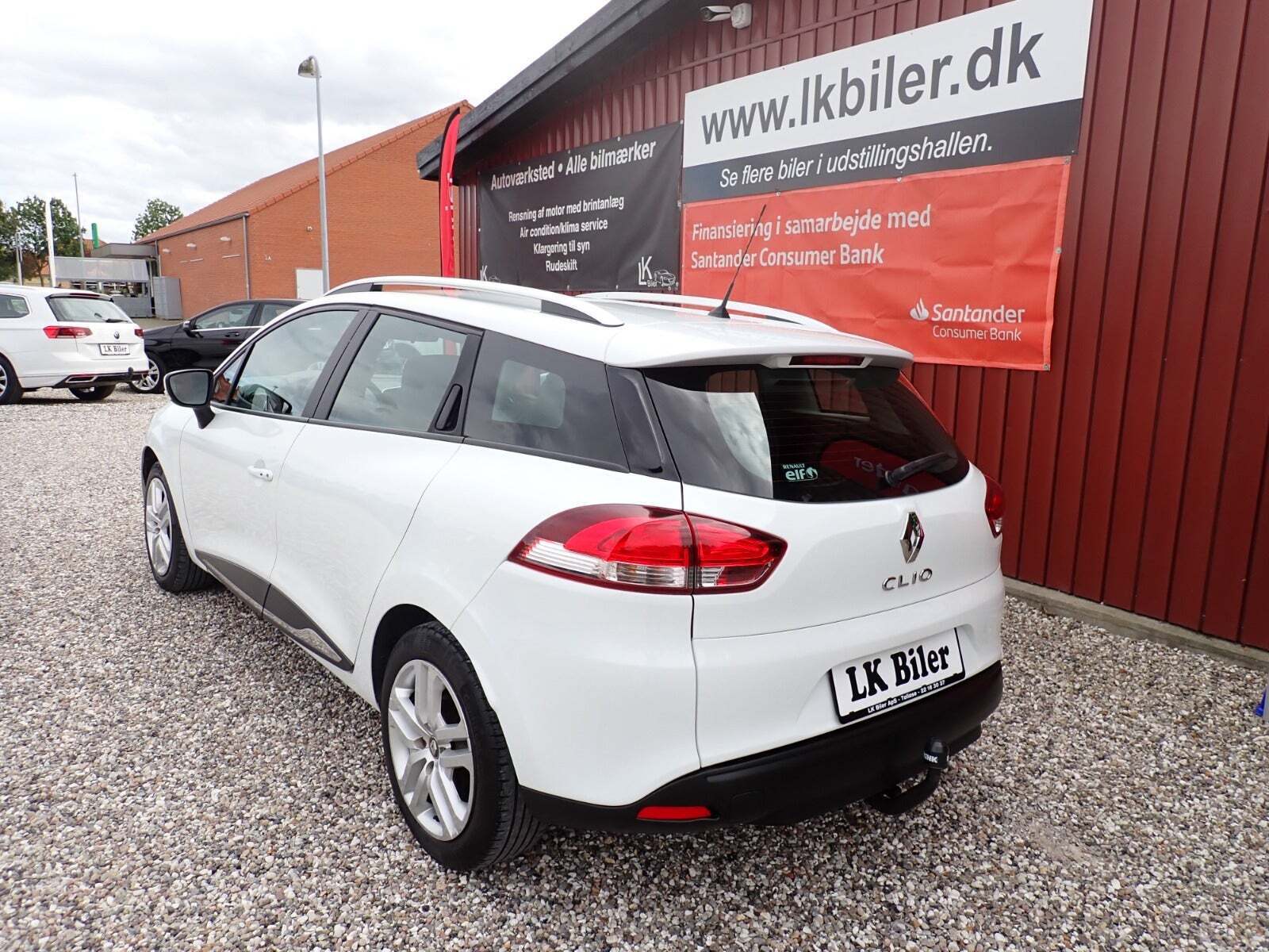 Hvid Renault Clio IV fra 2019