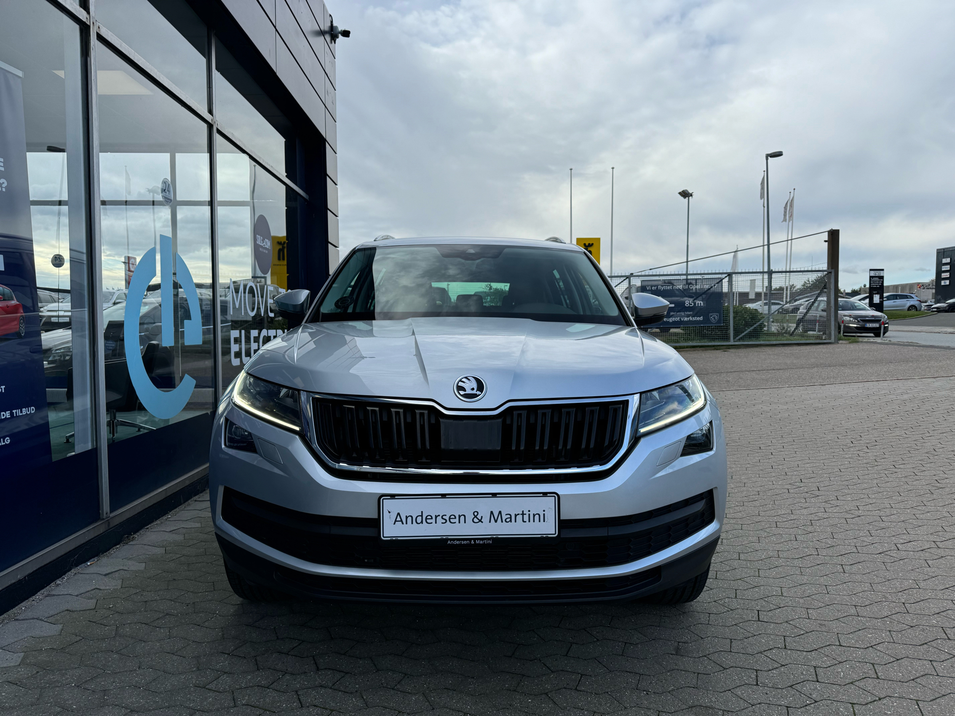 Sølv Skoda Kodiaq fra 2019