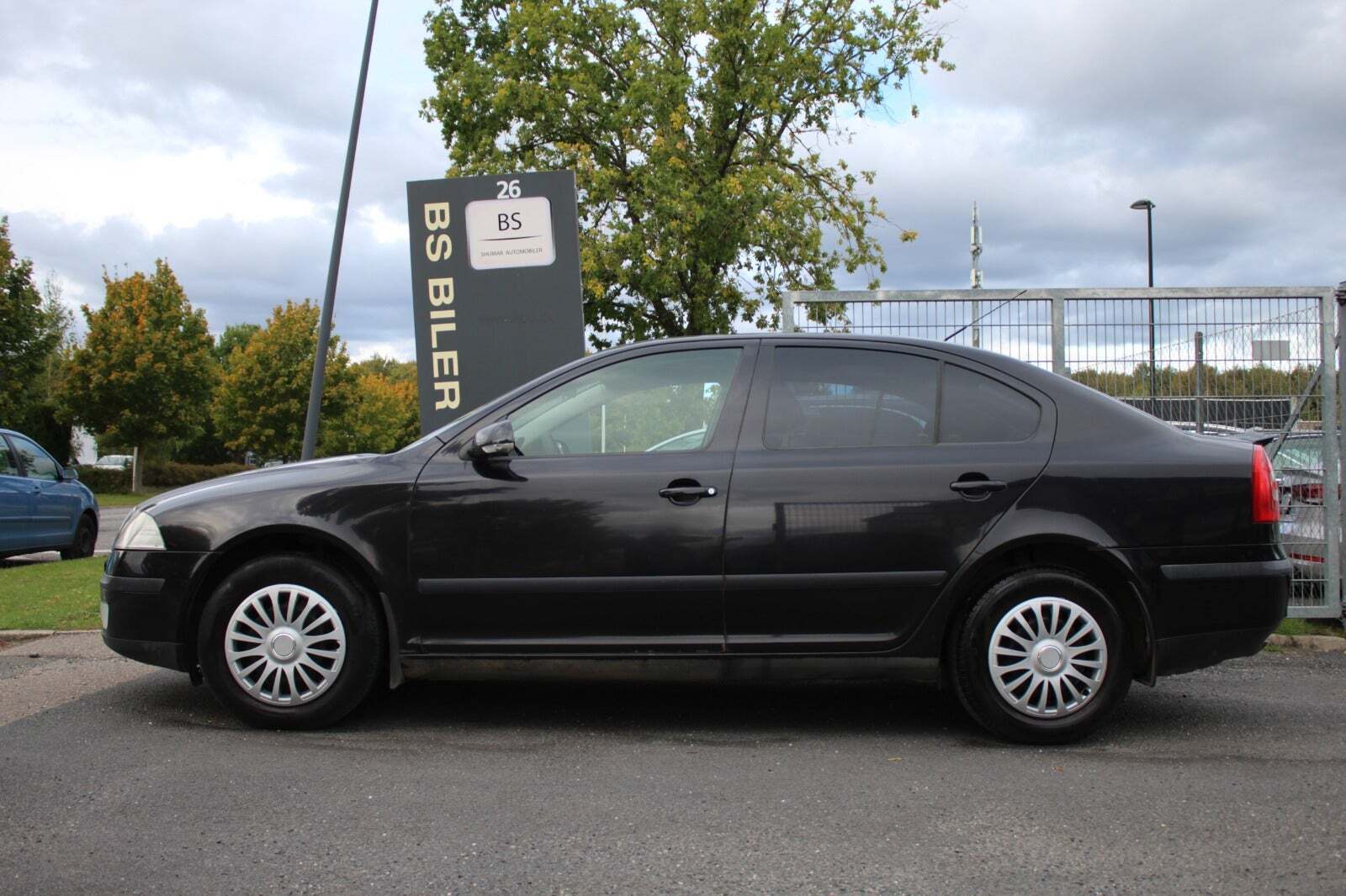 Sort Skoda Octavia fra 2008