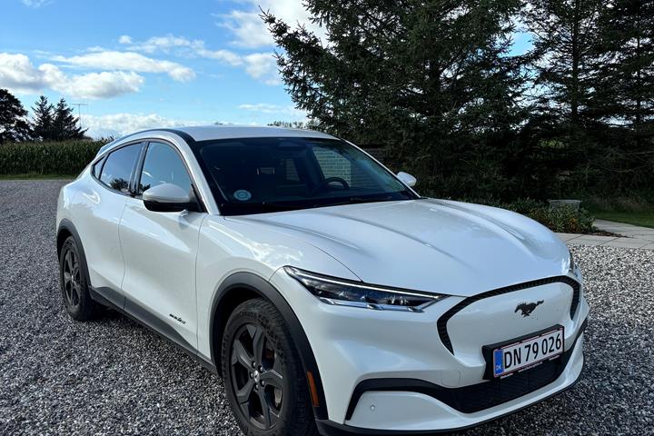 Hvid Ford Mustang Mach-E fra 2022